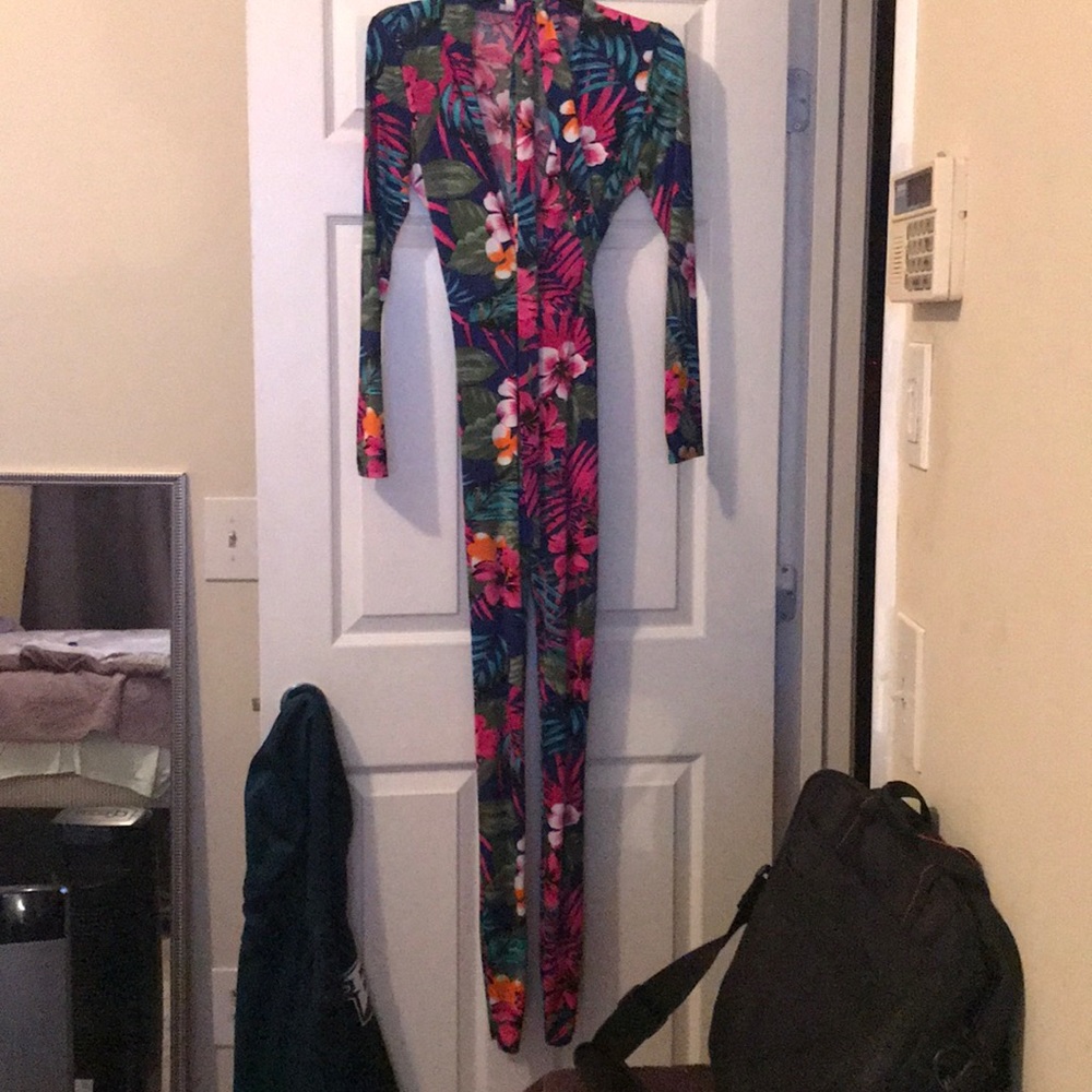 Floral jumpsuit size Small